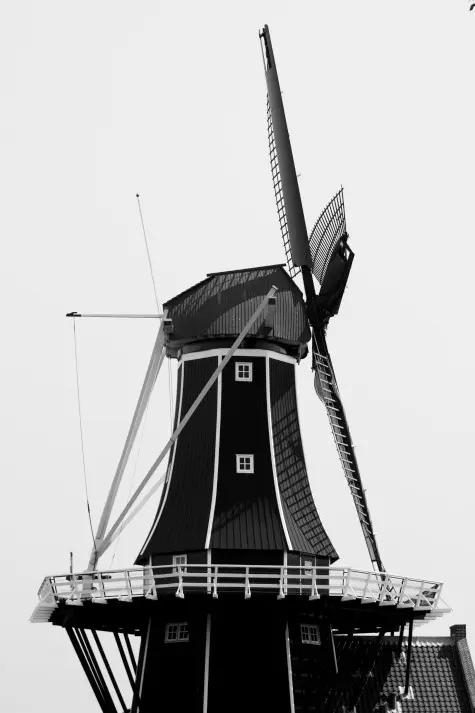 Netherlands, Haarlem, Windmill De Adriaan