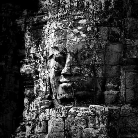 Cambodia, Siem Reap, Bayon, Angkor Wat