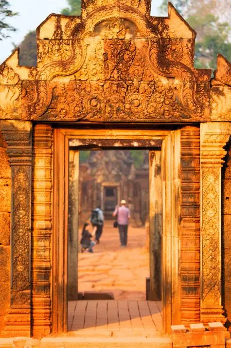 Cambodia, Siem Reap, Banteay Srei, Angkor Wat