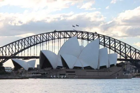 Australia, Sydney, Opera House and Harbour Bridge