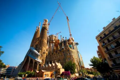 Spain, Barcelona, Sagrada Familia