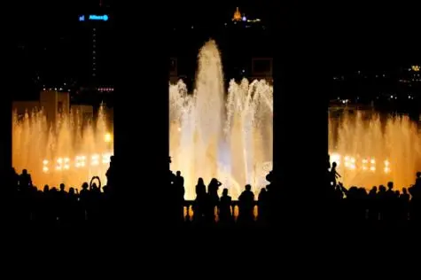 Spain, Barcelona, Magic fountain