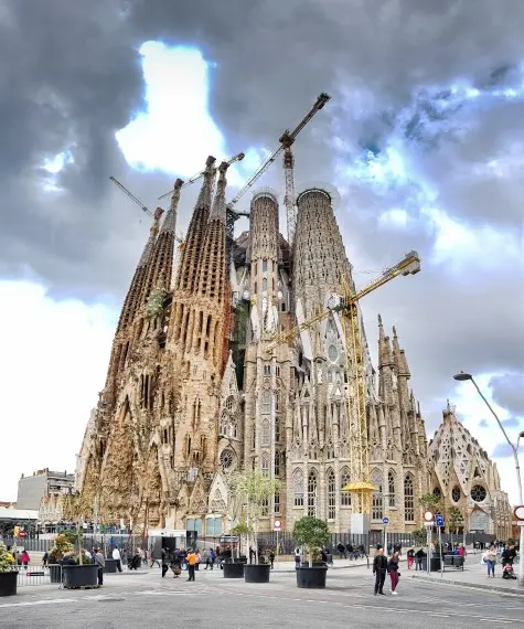 Spain, Barcelona, Sagrada Familia
