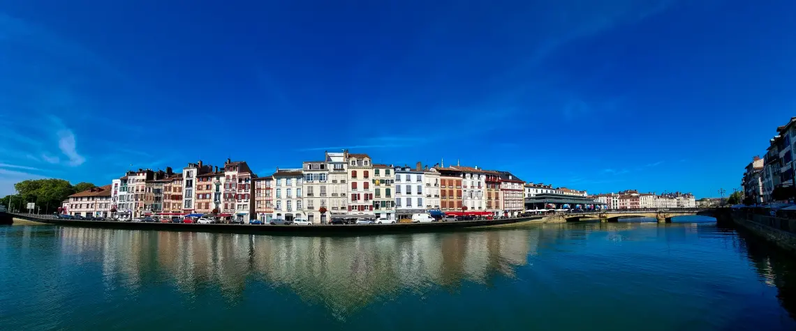 France, Bayonne, Riverfront