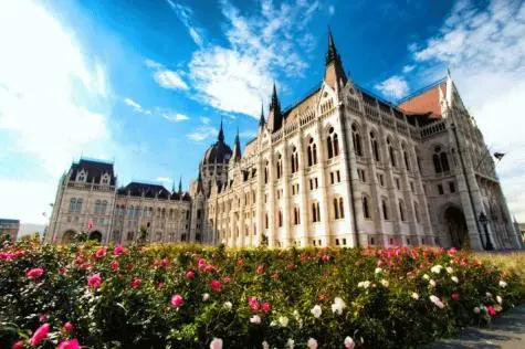 Hungary, Budapest, Houses of Parliament