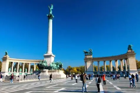Hungary, Budapest, Heros Square