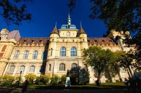 Hungary, Budapest, Vajdahunyad Castle