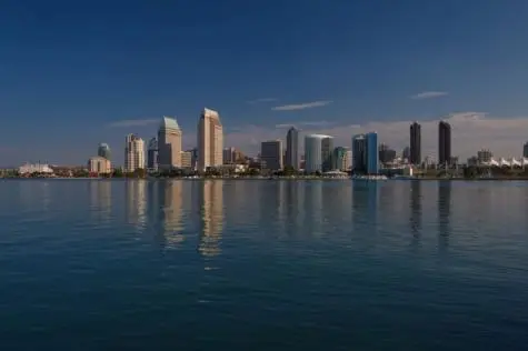 USA, California, San Diego waterfront