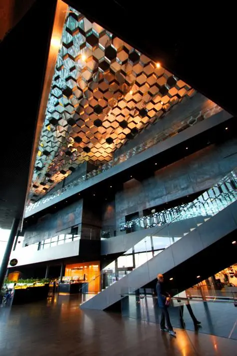 Iceland, Reykjavik, Harpa concert hall