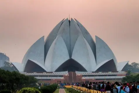 India, Delhi, Lotus Temple