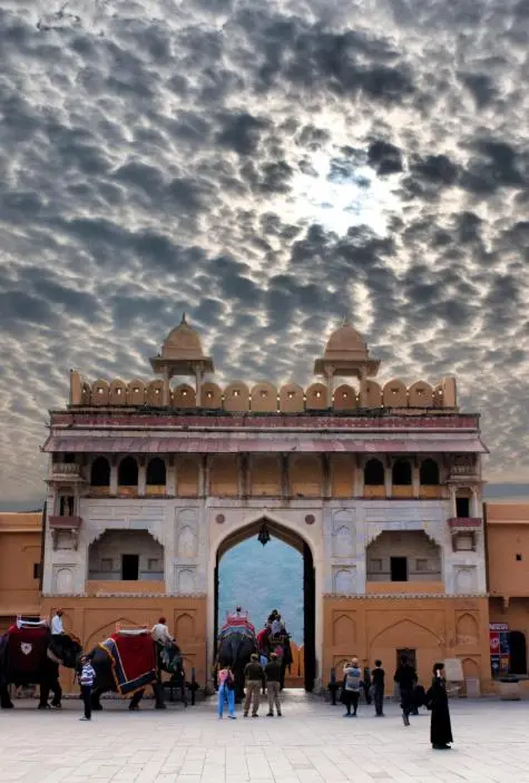 India, Rajasthan, Amber Fort, Jaipur