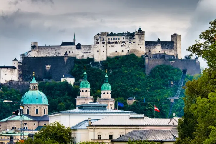 Austria, Salzburg, Fortress Hohensalzburg