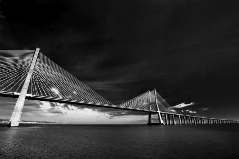 Portugal, Lisbon, Vasco da Gama bridge