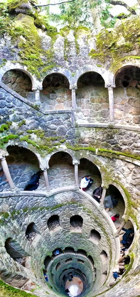 Portugal, Lisbon, Initiation Well, Quinta da Regaleira, Sintra