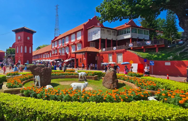 Malaysia, Malacca, Dutch Square or Red Square
