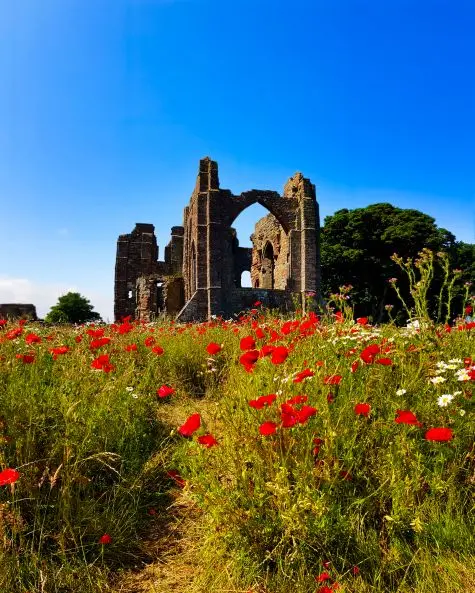 Northumbria, Holy Island, Lindisfarne Priory