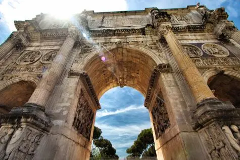 Italy, Rome, Constantine Arch