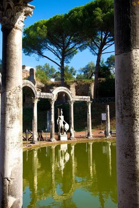 Italy, Rome, Hadrians villa, Tivoli