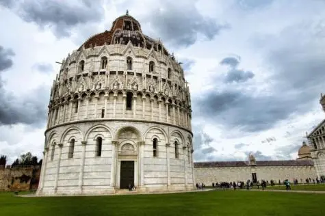 Italy, Pisa, Battistero di San Giovanni