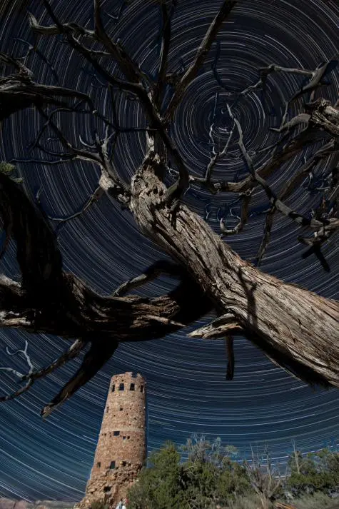 USA, Arizona, Watchtower, Grand Canyon