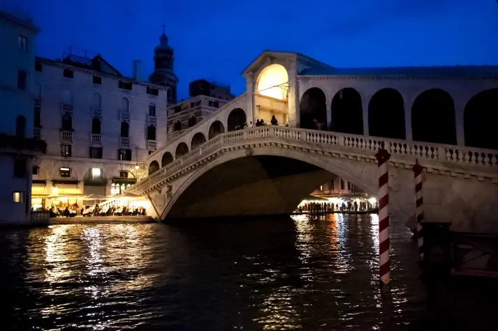 Italy, Venice, Rialto Bridge