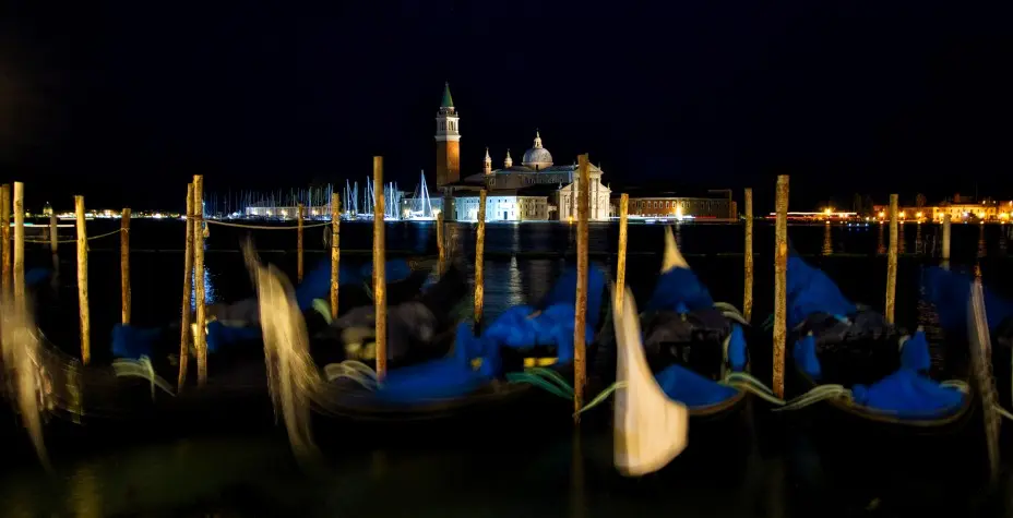 Italy, Venice, Gondolas