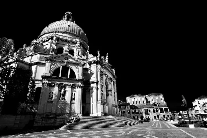 Italy, Venice, Santa Maria della Salute Basilica
