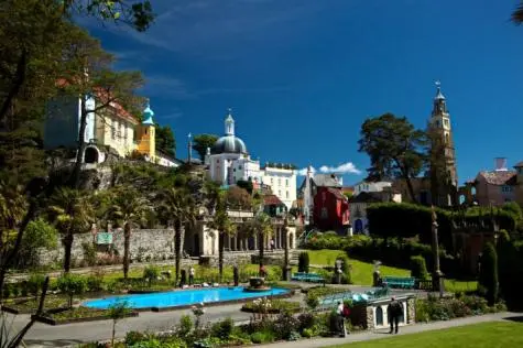Wales, Portmeirion, Port Meirion