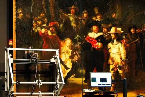 Netherlands, Amsterdam, Night Watch, Rijksmuseum