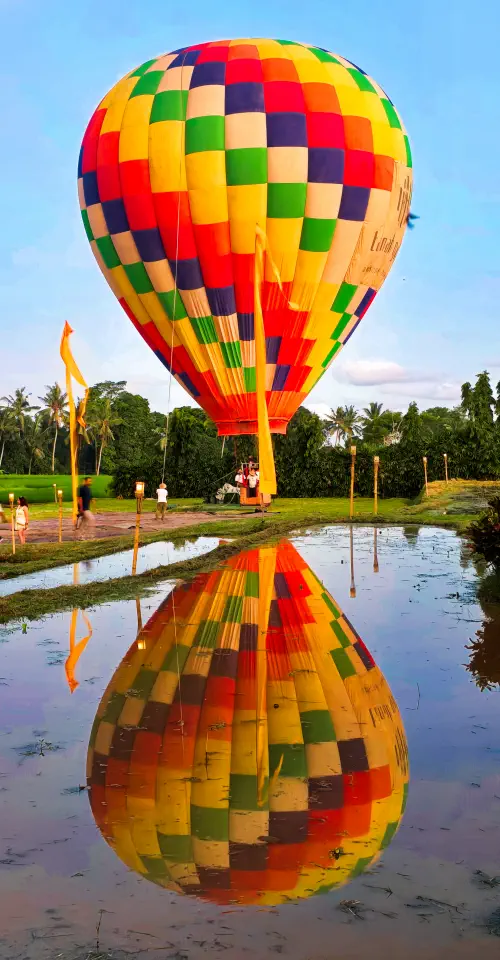Indonesia, Ubud, Bali, Hot Air Balloon, Tanah Gajah Resort