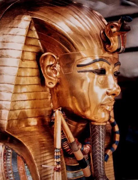 Egypt, Cairo Museum, King Tutankhamun coffin