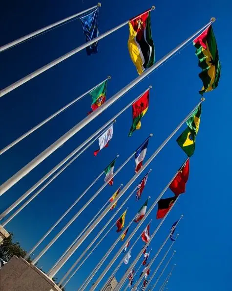 Portugal, Lisbon, Flags, Belem