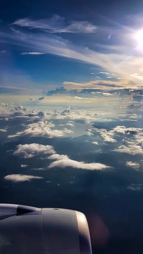 New Zealand, Auckland, Flight to 