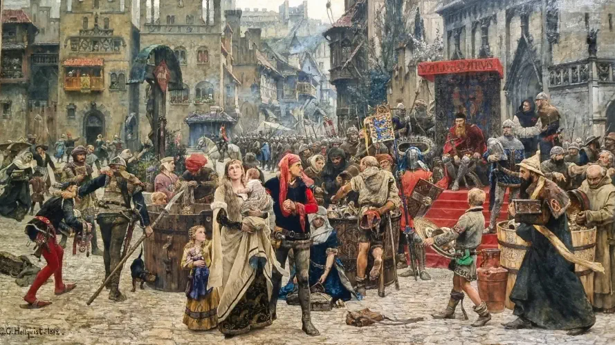 Sweden, Stockholm, Holding Visby to Ransom, C G Hellqvist, National Museum