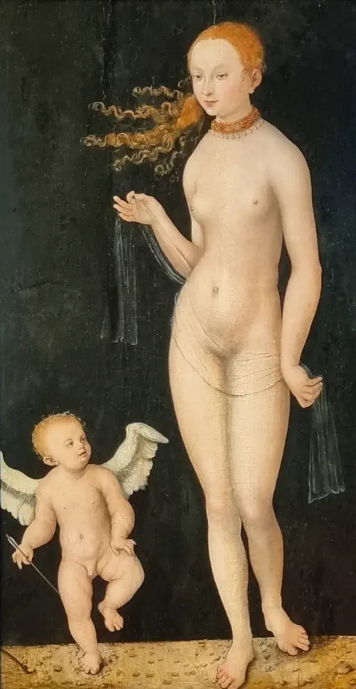 Sweden, Stockholm, Venus and Cupid, Cranach the Elder, National Museum