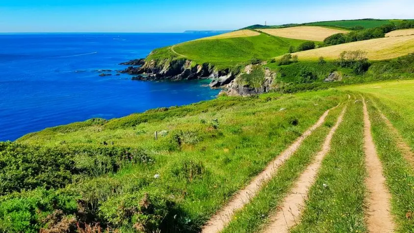 Cornwall, Fowey, Coast Path