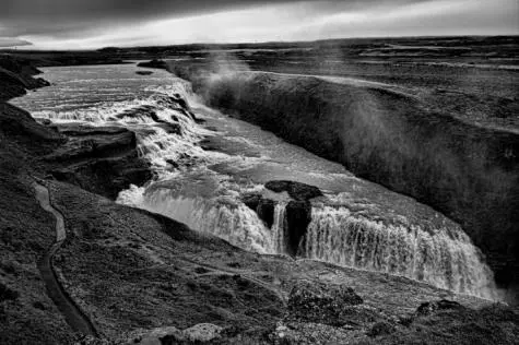 Iceland, Gullfoss waterfall
