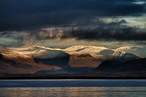 Iceland, Reykjavik, Engey Island