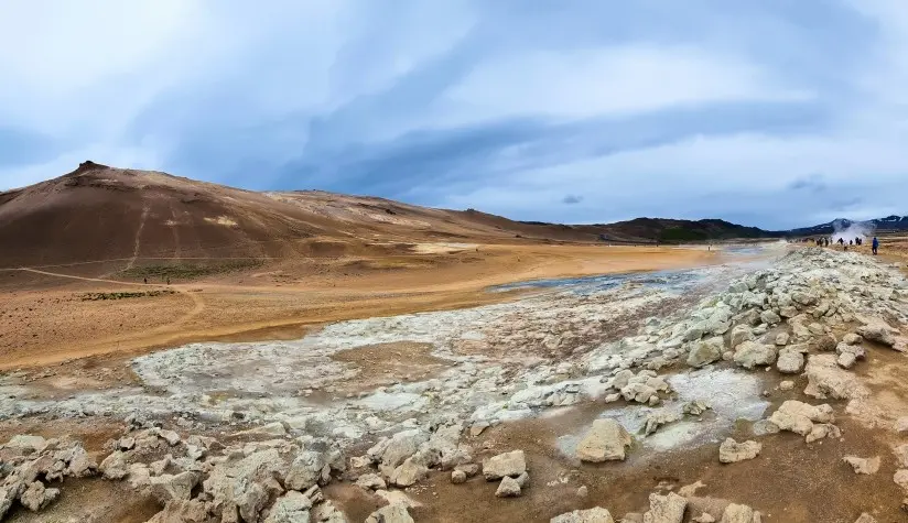 Iceland, Namaskardh geothermal area