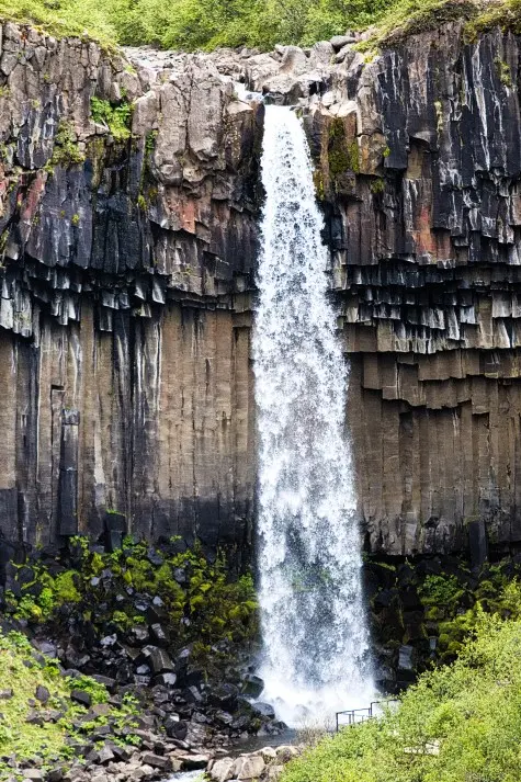 Iceland, Svartifoss waterfall