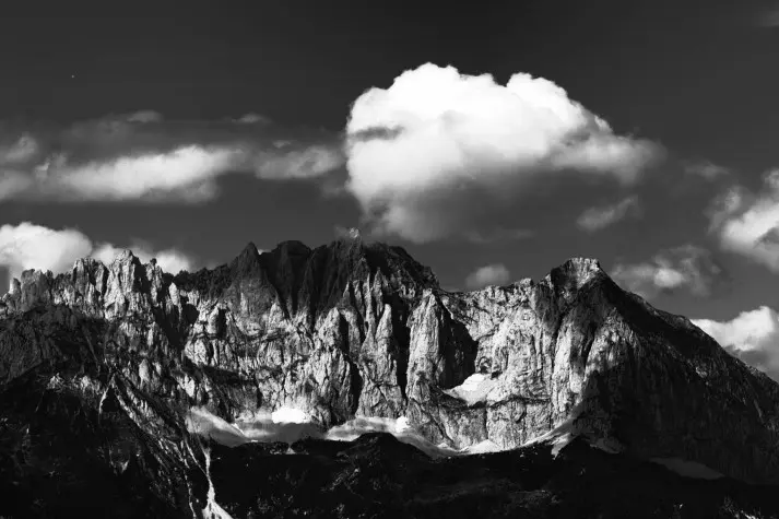 Austria, Kitzbuhel, Wilder Kaiser mountains