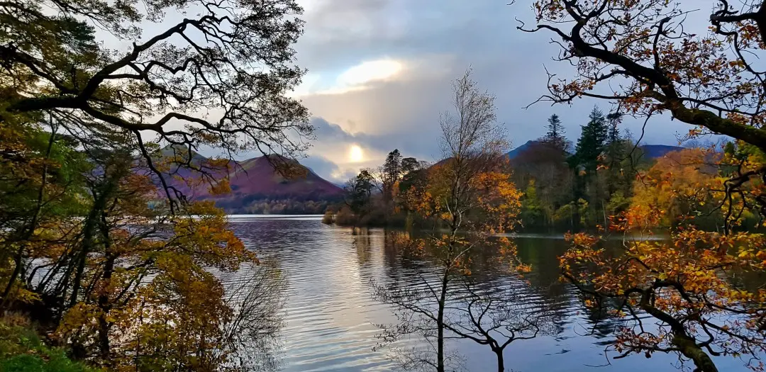 Cumbria, Keswick, Evening at Derwentwater