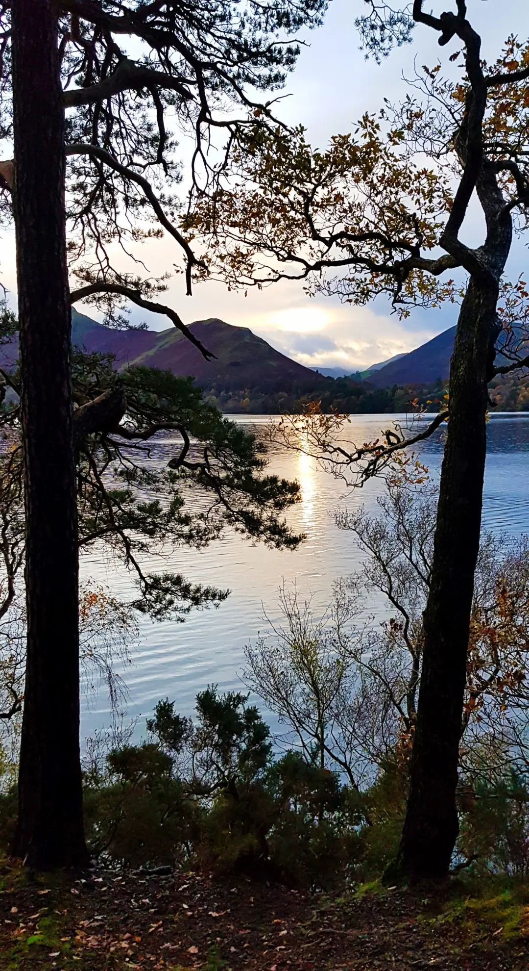 Cumbria, Keswick, Evening at Derwentwater