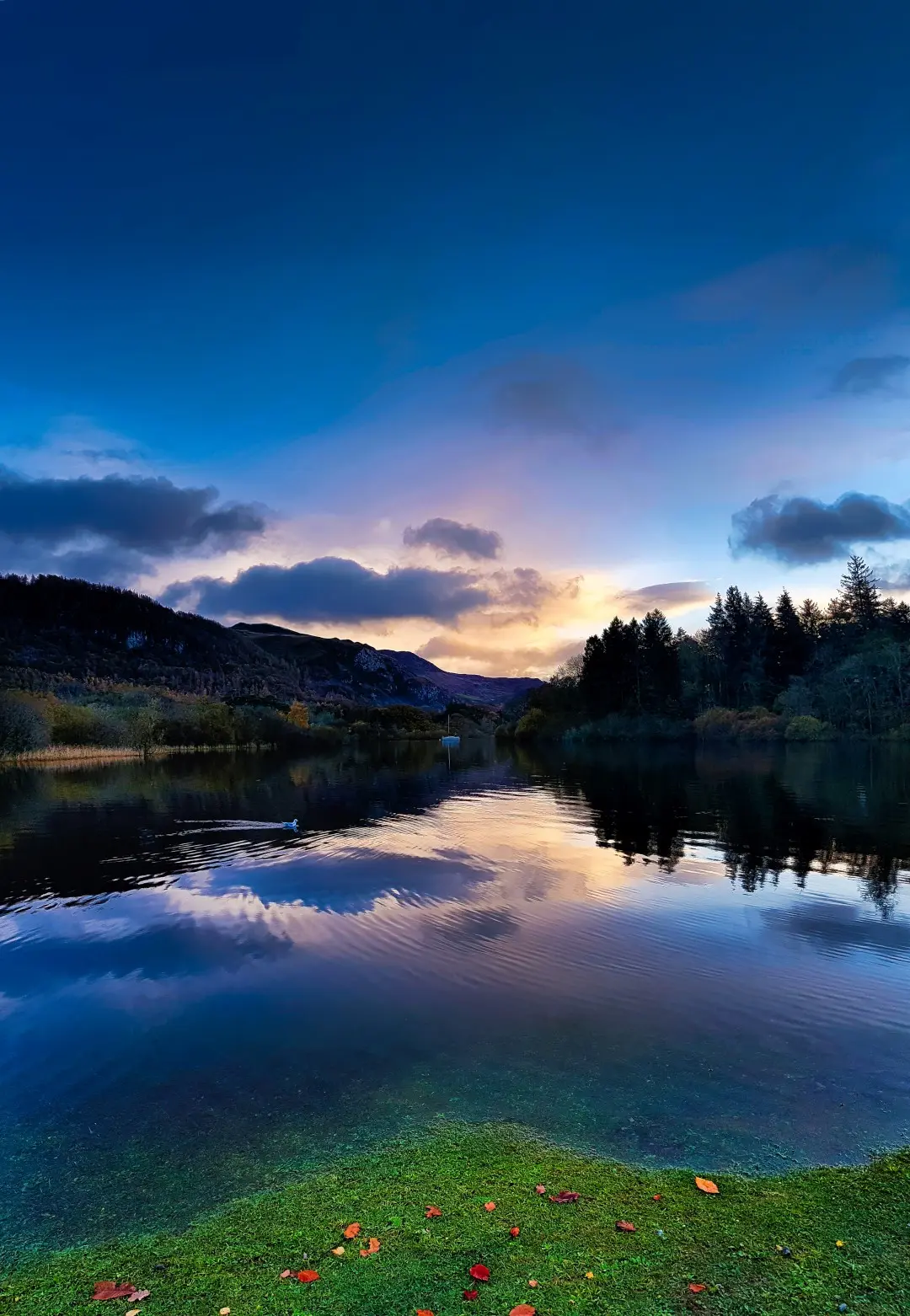 Cumbria, Keswick, Evening at Derwentwater