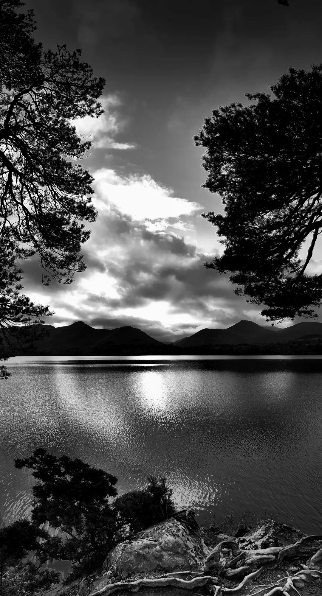 Cumbria, Keswick, Evening at Derwentwater