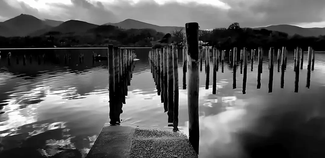 Cumbria, Keswick, Evening at Derwentwater