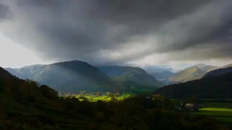 Cumbria, Lake District, Borrowdale Valley