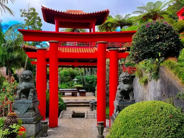 Portugal, Madeira, Tropical Gardens, Funchal