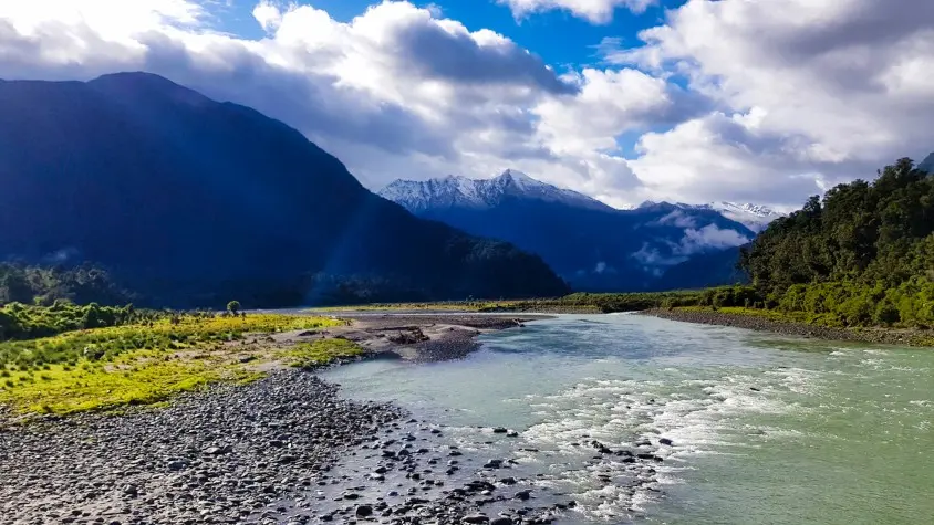 New Zealand, West Coast, Haast River
