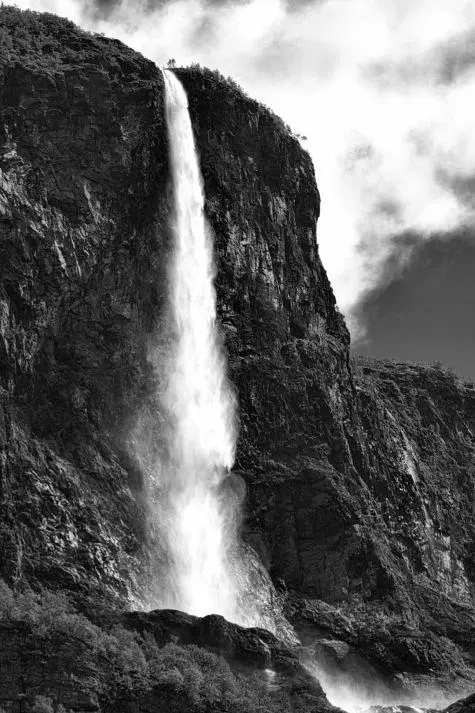 Norway, Nordli, Kjellfossen waterfall